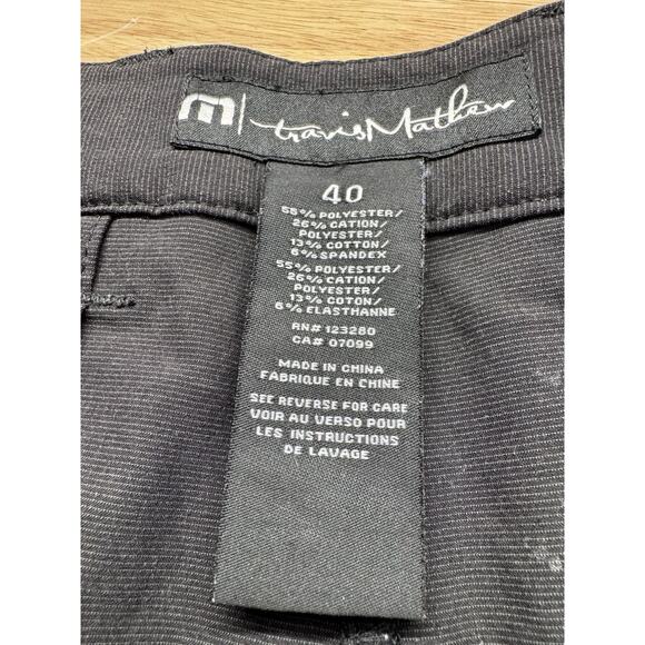 Travis Mathew Lot 2 pair Golf Shorts Men's size 40 Heathered Gray & Black - Picture 11 of 12